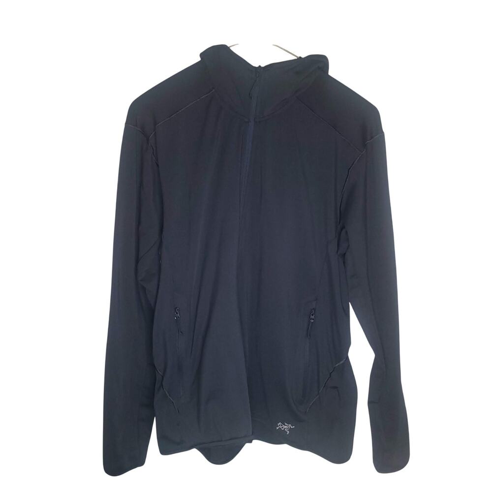 Arc'teryx Kyanite LT Hoody Women's L Navy Blue Full Zip Fleece Jacket